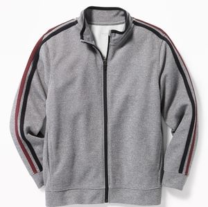 Boys Old Navy Go-Dry Striped Track Jacket
